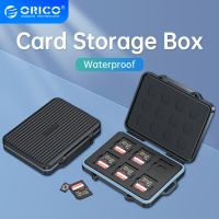 ORICO 6 Slots SD Card 18 Slots TF Card Storage Case Weatherproof Shookproof Protector Organizer Container Box with Carabiner