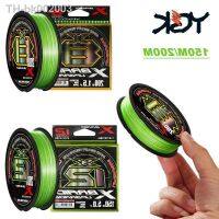 △℗ Japan Original YGK X8 x12 Upgrade Braided Fishing Line 12LB-80LB Green White High Stength PE Line 150/200m for Carp Bass Fishing