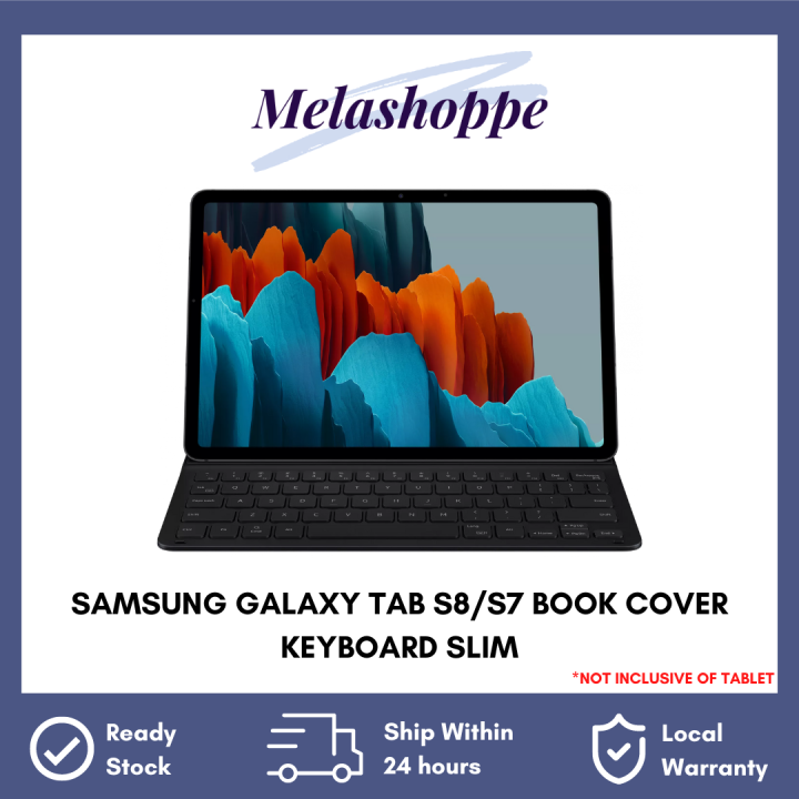 Galaxy Tab S8, S7 Book Cover Keyboard