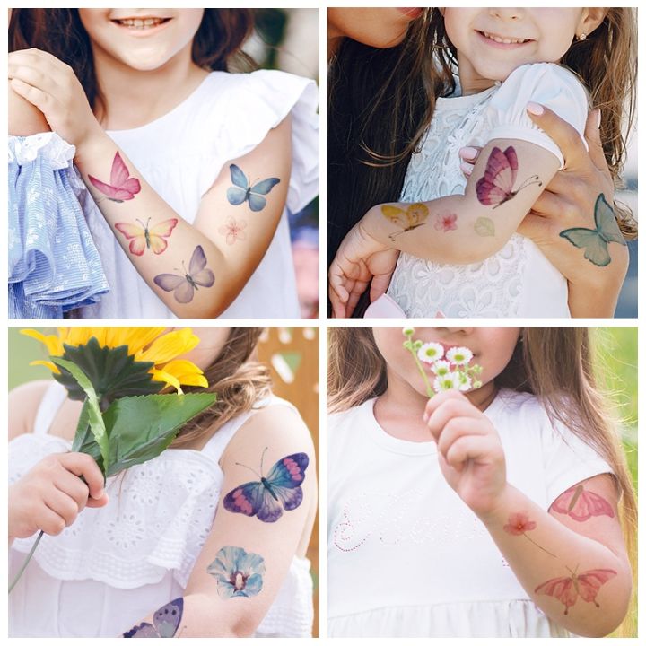 hot-dt-10-kind-watercolor-floral-children-safe-makeup-temporary-arm-disposable-sticker-tatouage-temporaire