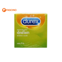 Durex  Excita ถุงยางอนามัย ขนาด 53 มม. ดูเร็กซ์ เอ็กซ์ไซตา ผิวเรียบ ผนังขนาน มีกระเปาะ ถุงยางมีสารหล่อลื่น Condom 53