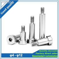 1pc M2M2.5 M3 M4 M5 M6 M8 M10 M12 A2 Stainless Steel Hex Hexagon Socket Cap Head Shoulder Roller Bearing Stuff Screw Allen Bolt