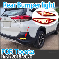 ฟังก์ชั่น LED Reflector Lamp ไฟตัดหมอกด้านหลังกันชนไฟเบรคสำหรับ Toyota Rush 2018 2019 2020