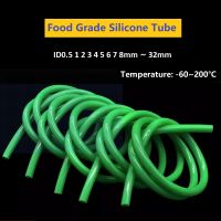 Green Imported Silicone Tube ท่อซิลิโคนนำเข้าสีเขียว ID0.5 1 2 3 4 5 6 7 8mm ~ 32mm ท่อเชื่อมต่อน้ำดื่มแบบนิ่มยืดหยุ่นได้ปลอดสารพิษ