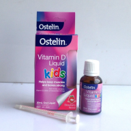 Siro Dạng nước Ostelin Kids Vitamin D3 Liquid 20ml vị dâu Strawberry thumbnail