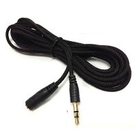 【YF】 5meters 16Ft Headphone Extension Cable 3.5mm Jack Male to Female AUX M/F Audio Stereo Extender Cord Earphone Cloth