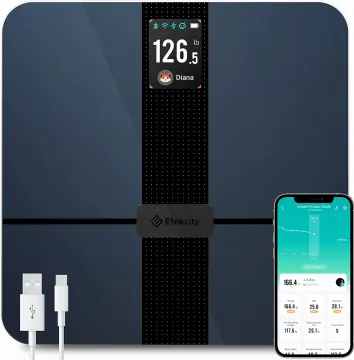 Etekcity Smart WiFi Body Fat Scale, FSA HSA Approved Accurate Dark