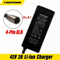 Newprodectscoming 42V 2A Electricc Bike Lithium Batteryy Chargerr For 36V Li-ion Batteryy Pack E-Bike Chargerr with 4-Pin XLR Connector