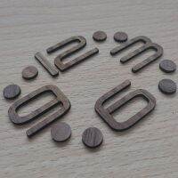 Solid Wood Wall Clock Parts Classic Wooden DIY Home Decor Clock Repair Accessories Clocks Numbers Point Repair Essential Tools
