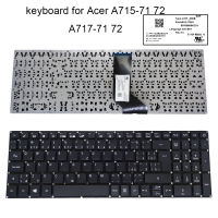 Czech Notebook keyboard for Acer Aspire 7 A715 71 71NY A715-72G A717 72 72G keyboards laptop parts New LV5T A80B NKI