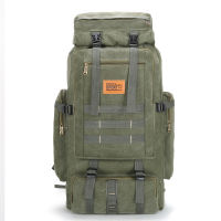 Large capacity men backpack canvas drawstring shoulder bag multifunctional travel bag luggage bag