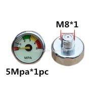 LJLJ-Pcp Paintball Pump Valve 25mm M8x1 Thread 1 Inch Mini Pressure Gauge M10x1 Scuba Manometre 5mpa 10mpa 20mpa 30mpa 35mpa 40mpa