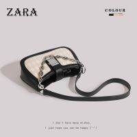 ₪♣► Zara◄ กระเป๋ากระเป๋าแบบหนีบแขนฝรั่งเศสแท้คุณภาพสูงสำหรับสตรีดีไซน์เฉพาะกลุ่ม2023ฤดูร้อนกระเป๋าแมสเซ็นเจอร์สะพายไหล่สไตล์ใหม่