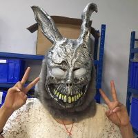 ผู้ใหญ่ Donnie Darko FRANK กระต่ายกระต่ายหน้ากากฮาโลวีน Latex Overhead ขนสัตว์เครื่องแต่งกายหน้ากากคอสเพลย์ปาร์ตี้ชุด Props