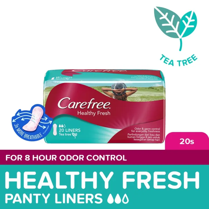 Carefree Healthy Fresh Panty Liners 20s Lazada PH