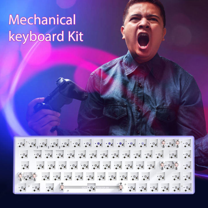 hot-swap-keyboard-kit-bluetooth-compatible-5-0-customized-keyboards-kit