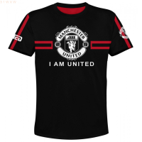 S008 (สต็อกเพียงพอ) 2023 NEW manchester-united 3D T Shirt T SHIRTคุณภาพสูง size:S-5XL