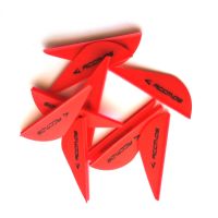 10pcs 2 Inches Archery Tiger Stripe TPU Plastic Vane for Carbon Fiberglass Aluminum Arrow Accessories