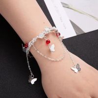 Anime Heaven Officials Blessing Bracelet Tian Guan Ci Fu Butterfly Adjustable Ring Bracelet Jewelry Accessories Gift