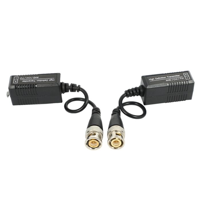 8-pairs-passive-video-balun-transmitter-amp-transceiver-with-cable-for-1080p-tvi-cvi-tvi-ahd-960h-dvr-camera-cctv-system