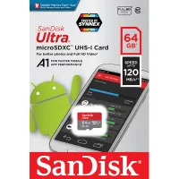Sandisk Ultra microSDXC Class10 A1 64GB อ่าน 120MB/s (SDSQUA4-064G-GN6MN) Memory เมมโมรี่การ์ด การ์ด กล้องติดรถยนต์ กล้องวงจรปิด กล้องหน้ารถ แท็บเล็ต โทรศัพท์ สมาร์ทโฟน