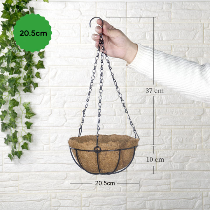 20-5-25-5-30-5cm-hanging-coconut-vegetable-flowerpot-basket-liner-flower-trough-iron-crafts-garden-decoration-durable
