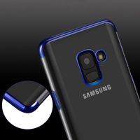 A2ZSHOP Samsung Galaxy J8 2018/ Samsung Galaxy A6 Plus พลัสหรูหราใสบางนาโนไฟฟ้ากรณีซิลิโคนที่มีความยืดหยุ่นปกคุ้มครองเต็มรูปแบบกรณีโทรศัพท์สำหรับเรียบสัมผ