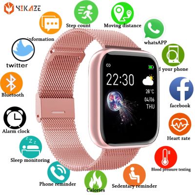 （A Decent035）2021นาฬิกาผู้ชายผู้หญิงนาฬิกาแขวนเลือด Smartwatch นาฬิกาสำหรับ IphoneIOS