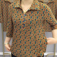 เสื้อยืดแฟชั่นเสื้อนอกลายดอกไม้แบบหลวมและกระชับหน้าท้อง,เสื้อยืดพิมพ์ลายเสื้อแบบสวมหัวเข้าได้กับทุกชุดฤดูร้อนไซส์ใหญ่