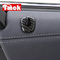 For BMW X3 X4 G01 G02 2018 2019 ABS Chrome Carbon Fiber Style Car Styling Accessories Door Lock Cover Trim Sticker Auto. Parts