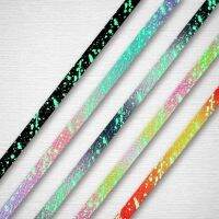 COD SDFERTGRTYTYUYU Luminous Ink Splashing Shoelaces Suitable For White Shoes Basketball Canvas Men Women Accessories