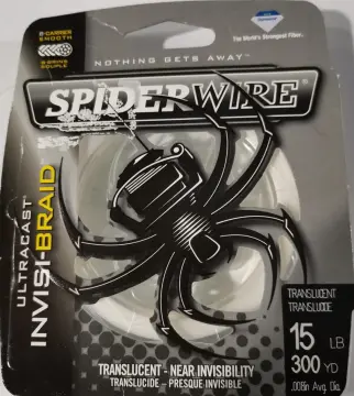 Spiderwire Ultracast Invisibraid Fishing Line 15 lb. Translucent