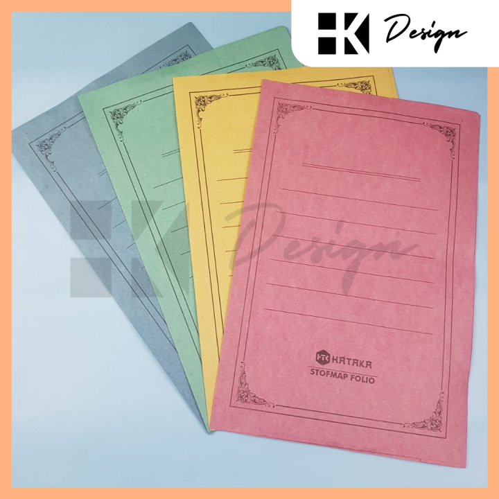 (HATAKA) Stopmap Kertas Map Kertas File Dokumen Merk HATAKA 1pak isi ...