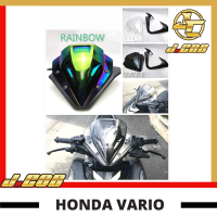 หมวก125 150 Honda Vario/Winshield หมวกใหม่ Cowling Vario ควันใสสีรุ้ง