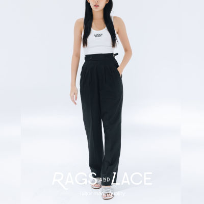 Rags and Lace WOMEN กางเกง signature ผ้า Blended Wool สี Black