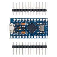 ATmega32U4 Arduino Pro สีดำ/ สีฟ้าสำหรับตัวควบคุมโมดูลพร้อมบูตโหลดเดอร์ Leonardo 5V/16MHz วงจรไฟฟ้าและชิ้นส่วน