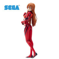 ในสต็อก SEGA SPM EVA Asuka Langley Soryu Original Neon Genesis Evangelion ขับรถชุด Shore Seaside Action Figure ของเล่น