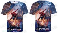 T-shirt 2023！New！tidur pendek laki-laki dan perempuan klasik Denis Spider Man High quality products （Freeprinting of names）