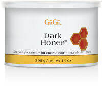 ของแท้! GiGi Dark Honee Wax ดาร์ก ฮันนี่ แว็กซ์ สำหรับขนหยิกและหยาบหนา (ใช้ร่วมกับแถบผ้า แว็กสำหรับมืออาชีพ)