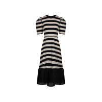 SHU APPAREL BRETON LONG DRESS #1 - BLACK