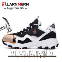 LARNMERN 2020 News Safety Shoes S3 SRC Professional Protection Comfortable Breathable Lightweight Steel Toe Anti-nail Work Shoes