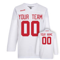 Han Duck single color practice hockey jersey for team training with your name, number and team name