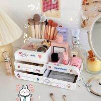 Large Capacity Desktop Drawer Storage Box Multifunctional Pen Holder Stationery Cosmetics Organizer Clutter Container