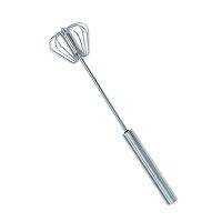 ✖❐ Semiautomatic Hand Press Type Rotary Egg Whisk Agitator 10 Inch Stainless Steel Mixer Kitchen Tools