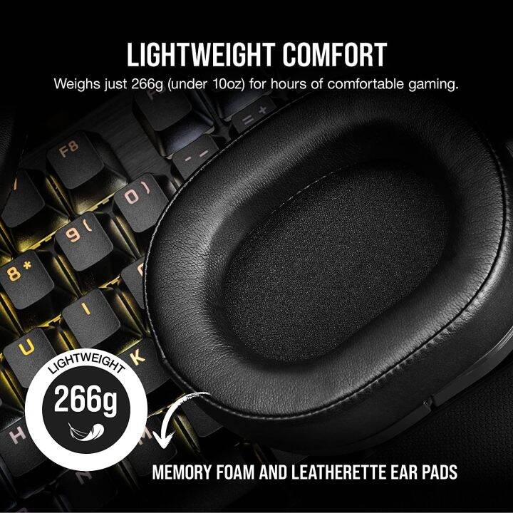 corsair-hs55-wireless-gaming-headset-หูฟังเกมมิ่ง-ไร้สาย-ของแท้-ประกันศูนย์-2ปี