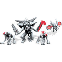 Hot Mega Bloks 94 Pcs Halo Promethean Warriors Playset Construx Action Figure รุ่นบล็อกอาคารขนาดเล็กของเล่นของขวัญเด็ก