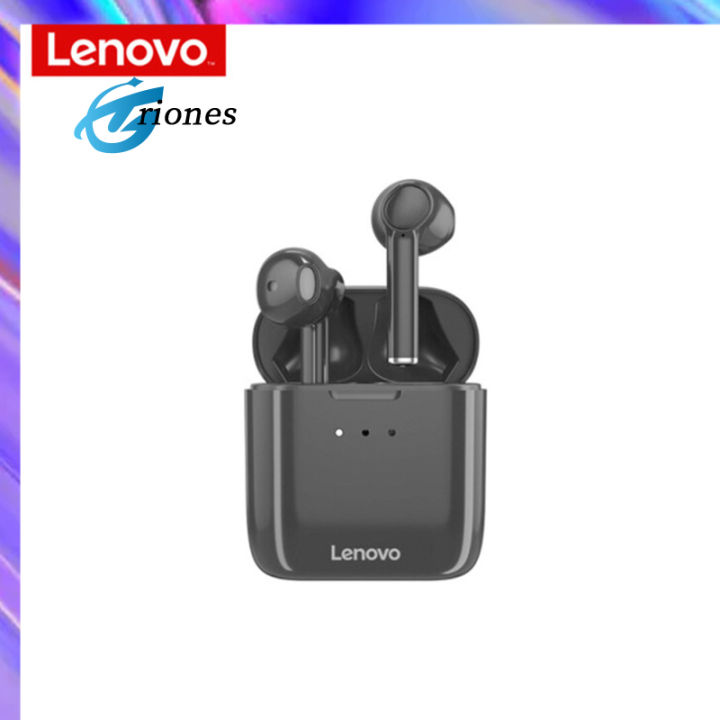 lenovo-หูฟังหูฟังบลูทูธไร้สาย-qt83-สองหูฟังเบสสเตอริโอกันน้ำกีฬามีไมค์