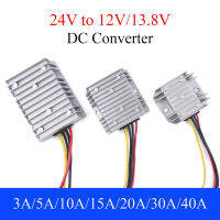 24V ถึง12V13.8V DC Power Converter 5A 10A 15A 20A 3A Buck Regulator Step Down โมดูลแรงดันไฟฟ้าสำหรับรถยนต์