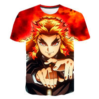 Anime T Shirt Demon Slayer Kimetsu no Yaiba Cosplay T Shirt Kids Girls Children Kamado Tanjirou Nezuko sword Tee Shirt Cool Tees