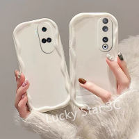 ปลอกอ่อนสำหรับ Honor 90 Lite 70 50 Huawei P60 Pro เคส Phone Case กันน้ำสีทึบเคสโทรศัพท์รูปคลื่นมันวาวฝาครอบด้านหลังโทรศัพท์